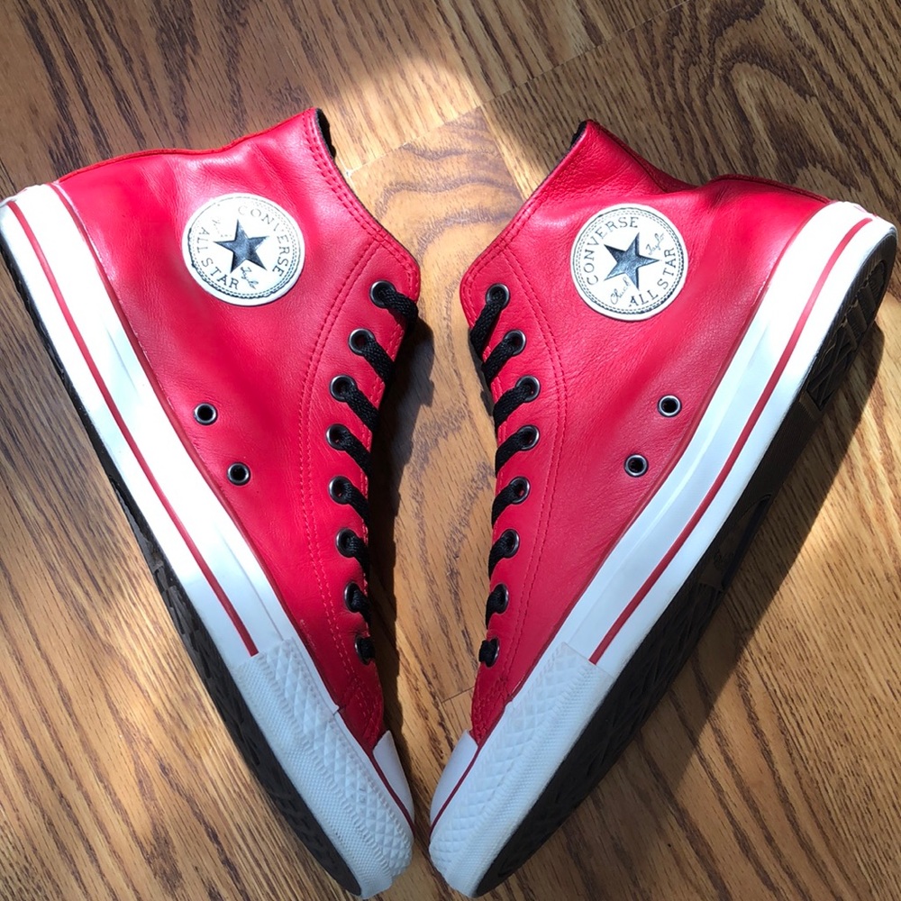 Converse All Star Leather High Top Sneakers